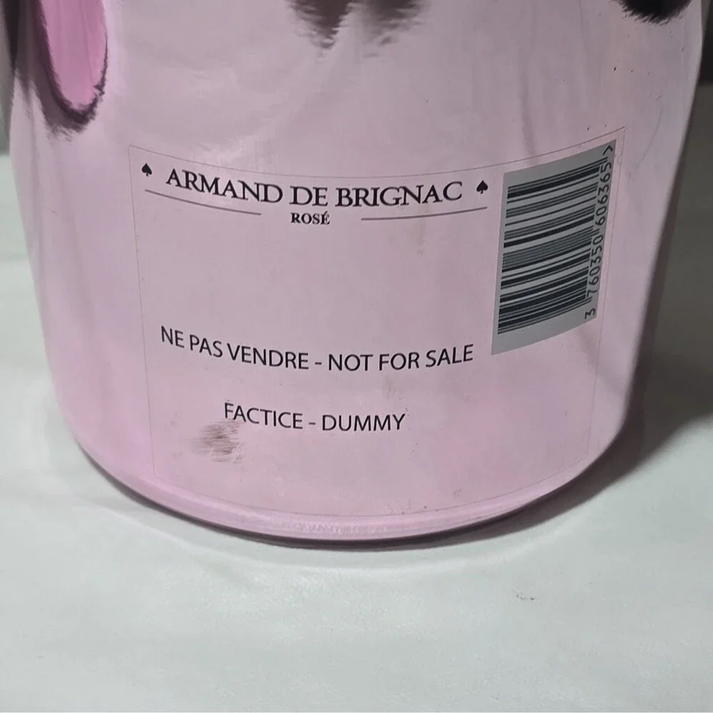 Armand de Brignac Brut Rosé Pink Champagne Display Dummy Bottles 1.5L 3.0L [C]